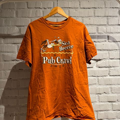 Vintage «Sea Breeze Pub Crawl Fall 2021 New York» T-Skjorte (XL)