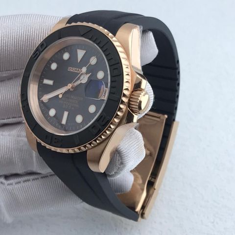 Seiko NH35 Yachtmaster mod "Rosegold"