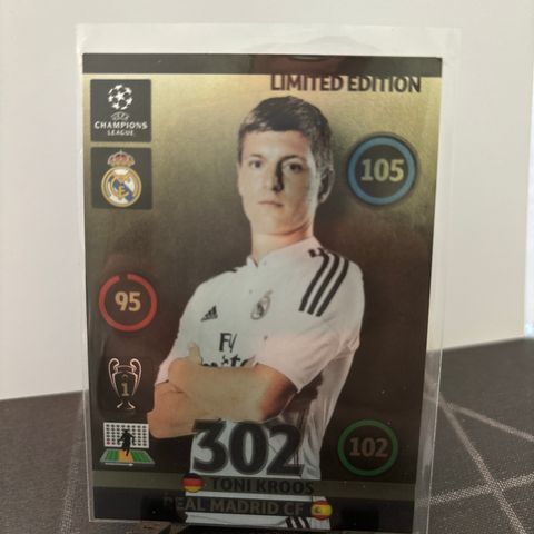 Toni Kroos Limited Edition Fotballkort