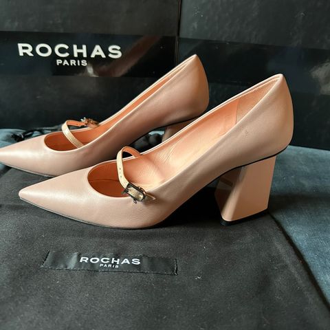 Rosa sko fra Rochas str. 38