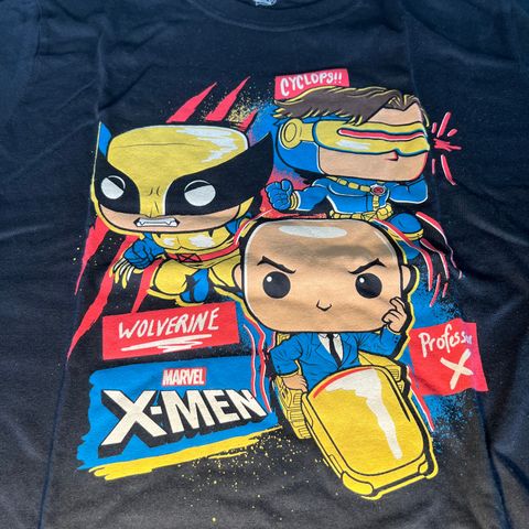 Wolverine, Cyclops and Professor X (X-Men) / Pop! T-skjorte // Funko (Ny-Ubrukt)