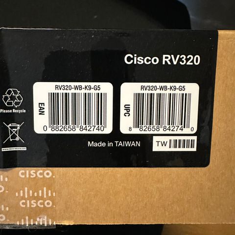 Cisco RV320 router