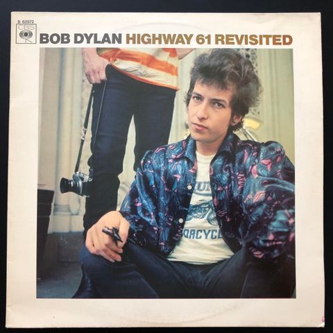 BOB DYLAN "Highway 61 Revisited"  1967 reissue (orange label) vinyl LP