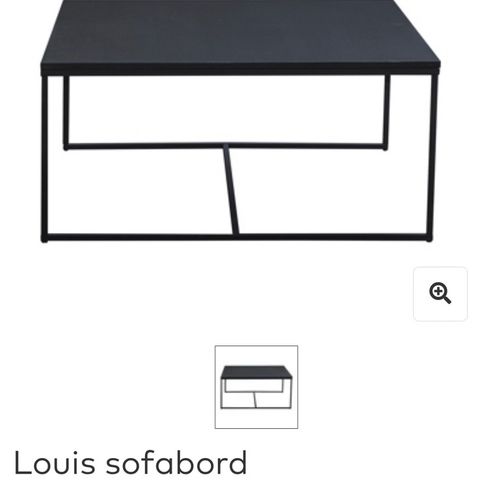 Salongbord/ Louis Sofabord