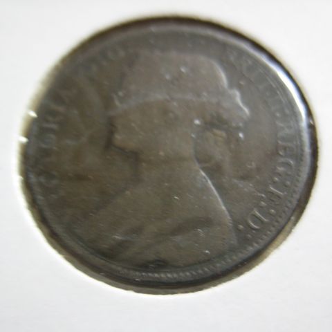 1/2 penny england 1872