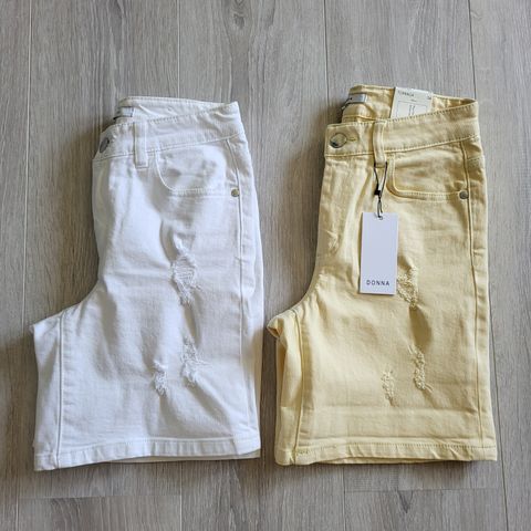 Donna jeans-shortser str. 34