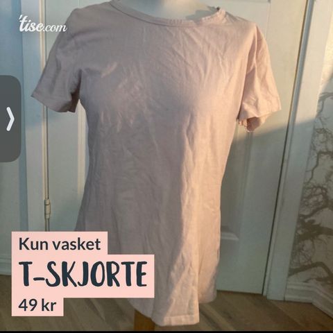 T-skjorte, kun vasket