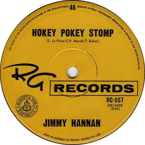 JIMMY HANNAN  -  HOKEY POKEY  STOMP (BEE GEES KORER)