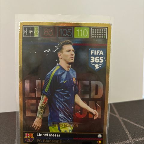 Lionel Messi Limited Edition Fotballkort