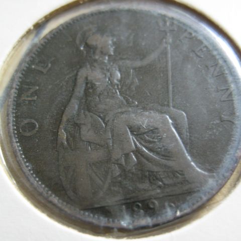 1 Penny England 1896