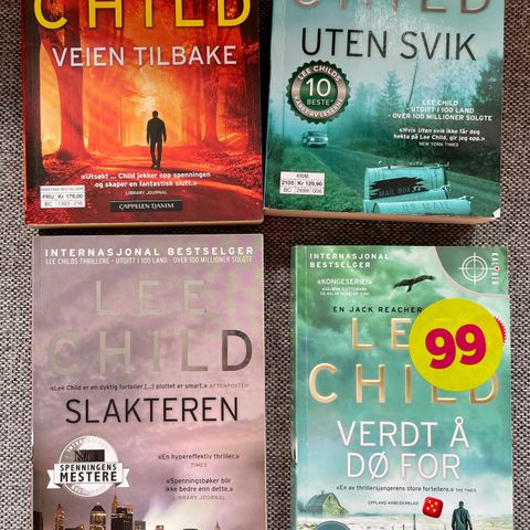 Lee Child - Krimbøker