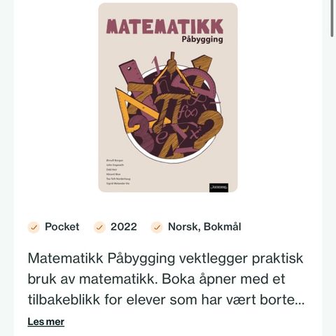 Matematikk påbygging 2-PY