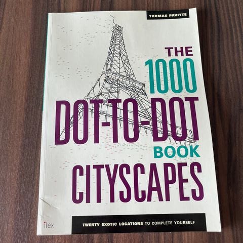 Selger ny The 1000 Dot to Dot Cityscapes bok