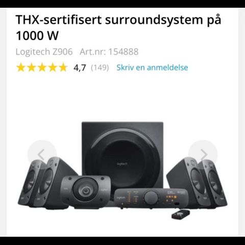 Logitech stereo