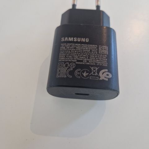 Original samsung lader 25w