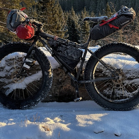 Surly Moonlander Fatbike M med ekstra dekk og vesker