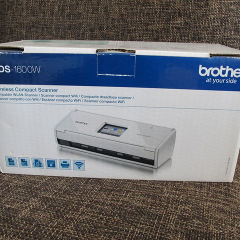 Brother ADS-1600W trådløs kompakt scanner.. Ny i eske.