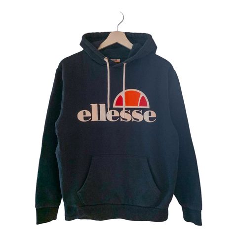 Ellesse hettegenser mørk blå str Small