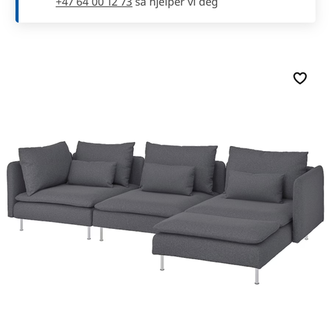 Modul sofa fra IKEA