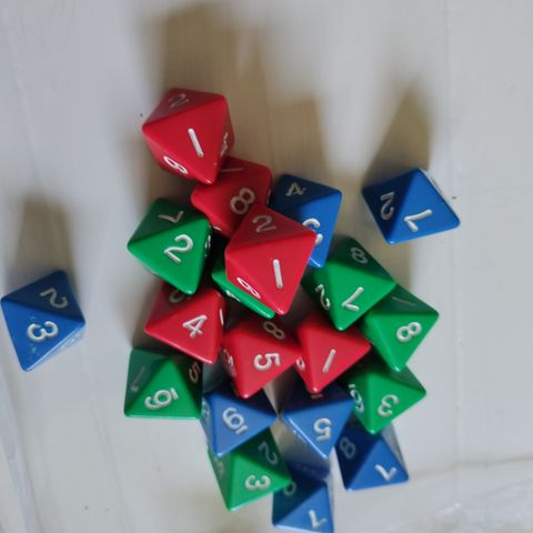 🐉 D8 dice cluster set 🎲