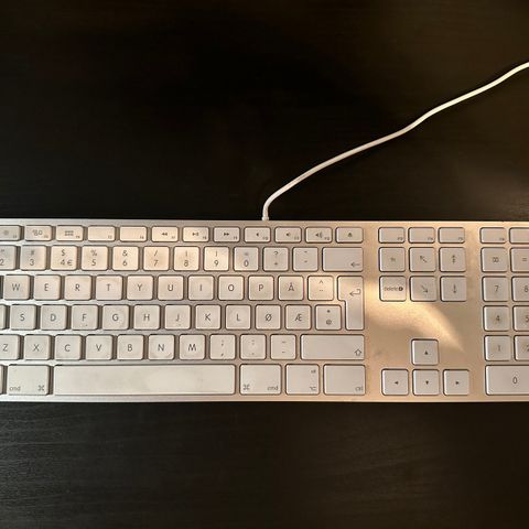 Apple keyboard tastatur med