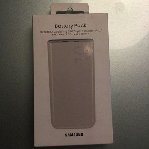 Samsung Battery Pack 10.000 mAh Capacity / 25W Super Fast Charging / Dual Port