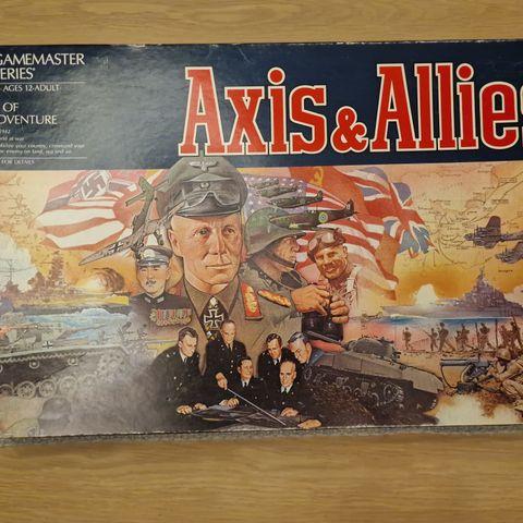 Brettspillet Axis & Allies, krigsspill.