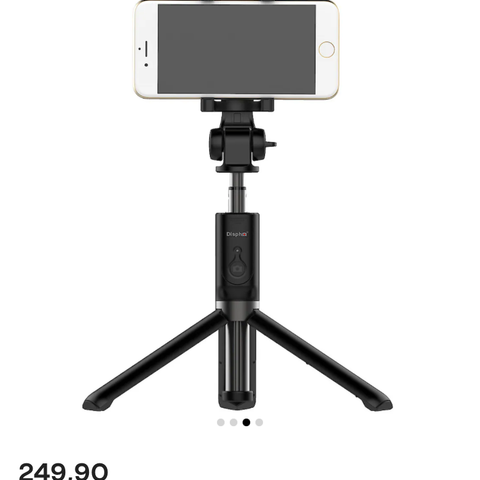 Selfie stick tripod for smartphone