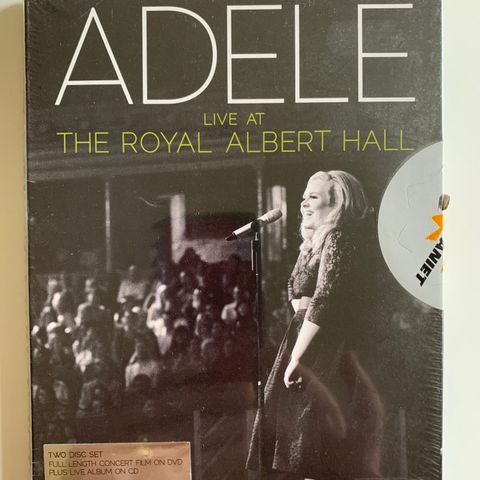 Adele - Live At The Royal Albert Hall (DVD + CD), ny i plast