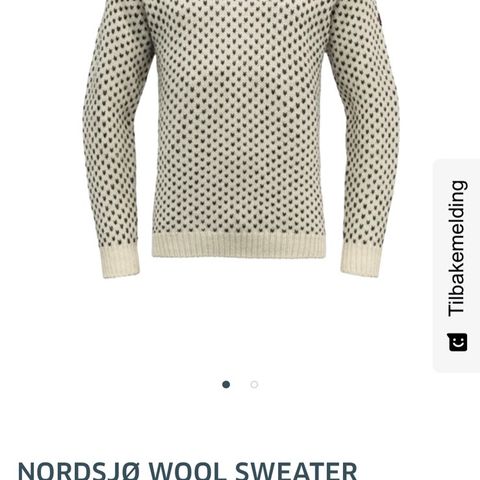 DEVOLD NORDSJØ WOOL SWEATER - unisex, super god og varm! Tidløs!