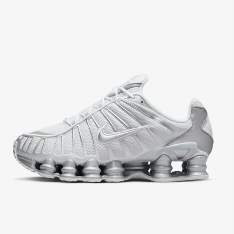 Nike Shox metallic silver str 40