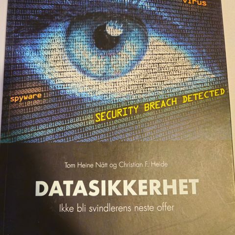 Datasikkerhet - 2. utgave, 1. opplag 2021