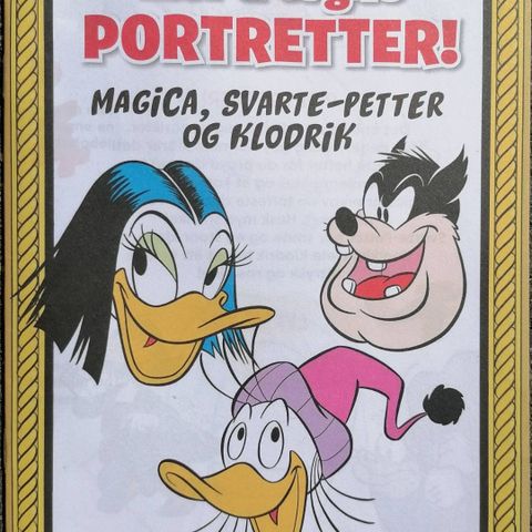 Lær å tegne portretter! Magica, Svarte-Petter og Klodrik