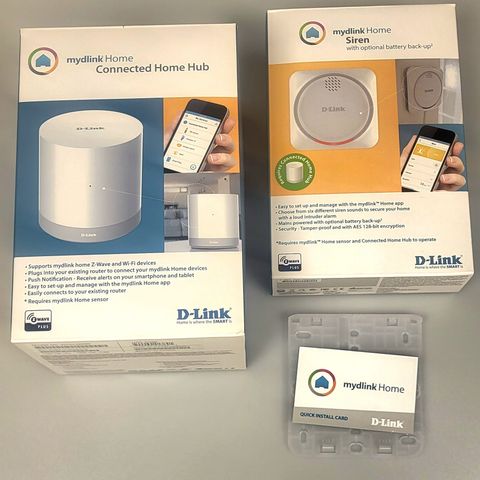 Dlink home  hub og siren