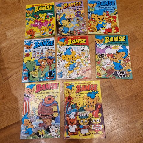 Bamse 1984,  8 stk