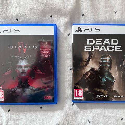 PS5 Spill - Diablo IV og DeadSpace