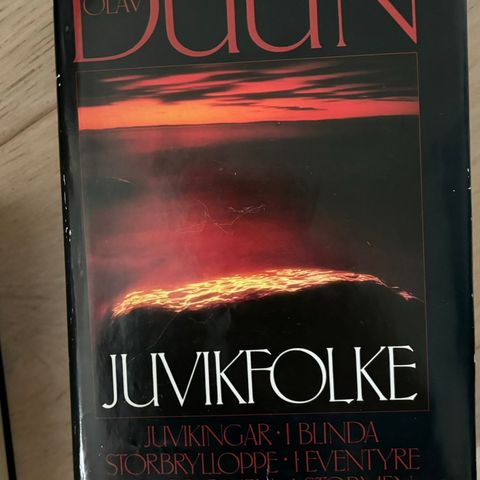 Olav Duun «Juvikfolket» selges