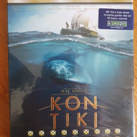 KONTIKI.   BLU-RAY og dvd I PLAST