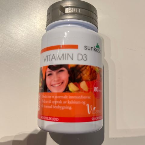 Vitamin D3, kosttilskudd