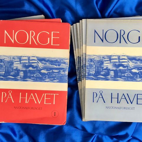 «Norge på havet» - Totalt 14 hefter selges samlet