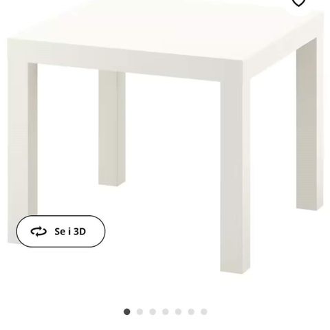 LACK bord frå Ikea