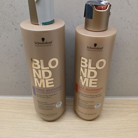 Schwarzkopf BlondMe Shampo og balsam (NY)