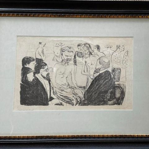 Munch «Menn på hospitalet»