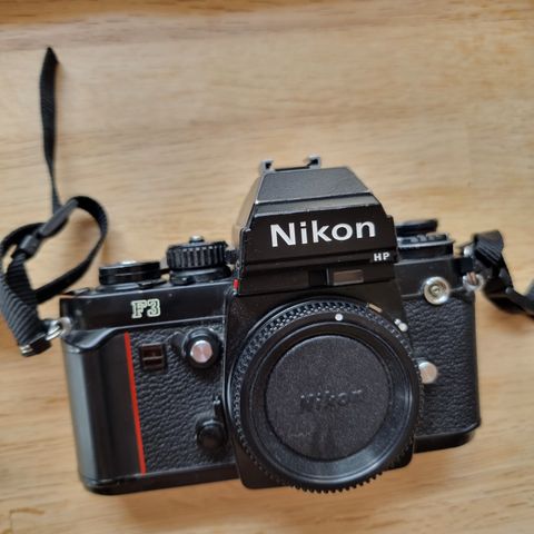 Nikon F3HP kamerahus med sjelden viewfinder utgave