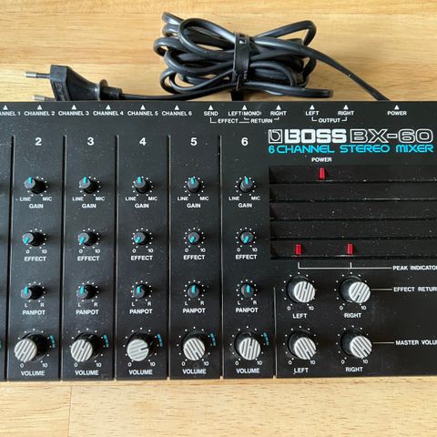 Boss BX-60 6 Channel Stereo Mixer