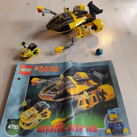 LEGO Alpha Team Navigator and ROV set nr. 4792