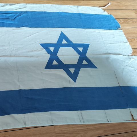 Israelsk flagg slitt