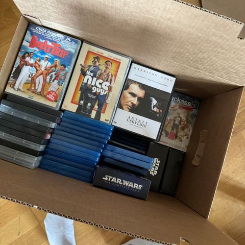 DvD/Blu-rayfilmer til salgs