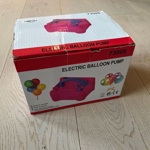 Utleie: Elektrisk ballongpumpe