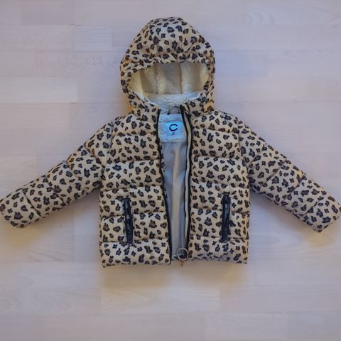 Leopard jakke str 98